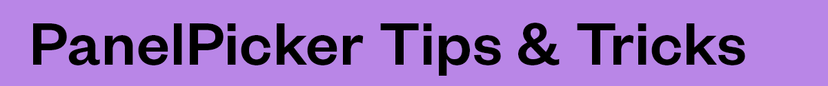 PanelPicker Tips and Tricks - EDU