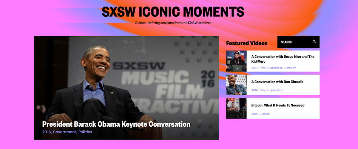 SXSW 2023 Iconic Moments