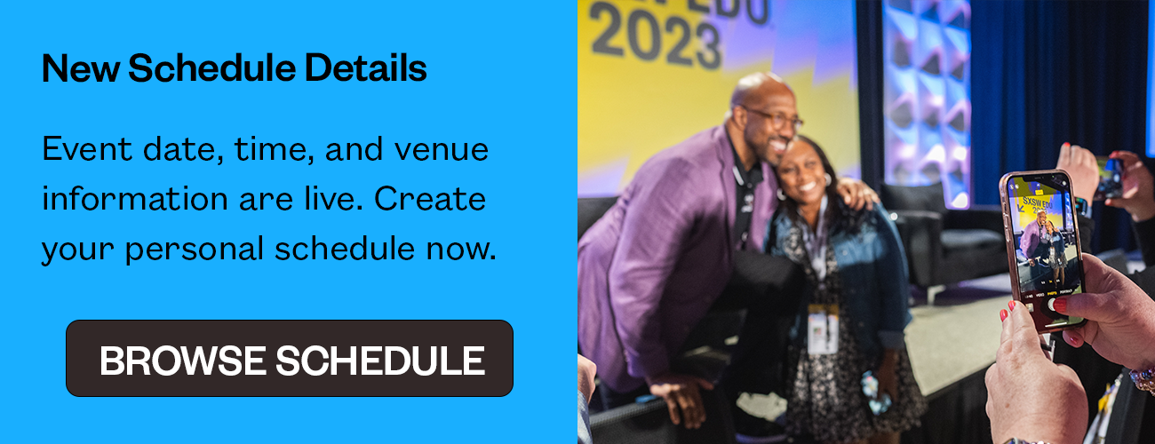 Event date, time, and venue information are live. Create your personal schedule now »